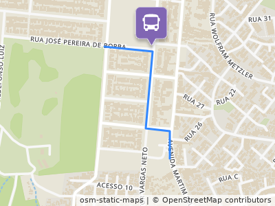 Mapa da parada