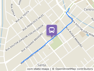 Mapa da parada