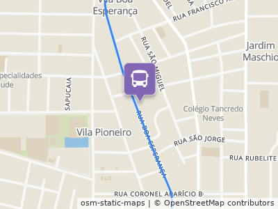 Mapa da parada