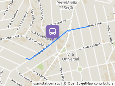 Mapa da parada