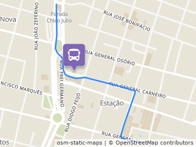 Mapa da parada
