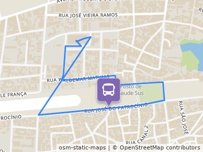 Mapa da parada
