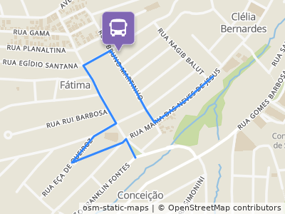 Mapa da parada