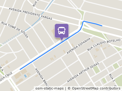 Mapa da parada