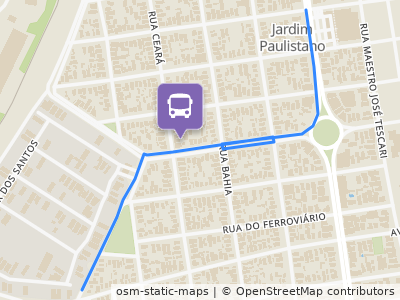 Mapa da parada