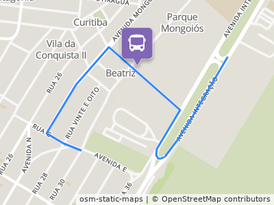 Mapa da parada