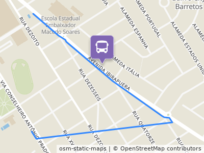 Mapa da parada