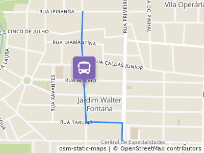 Mapa da parada