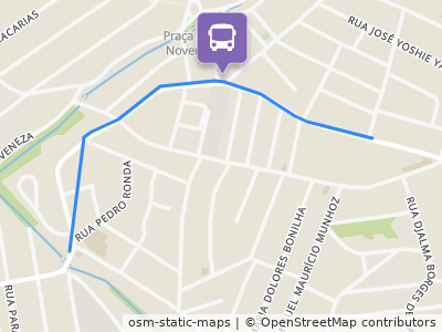 Mapa da parada
