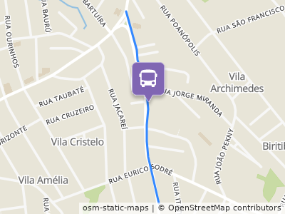 Mapa da parada