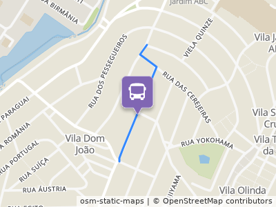 Mapa da parada