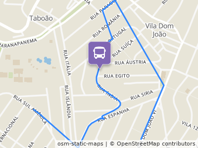 Mapa da parada
