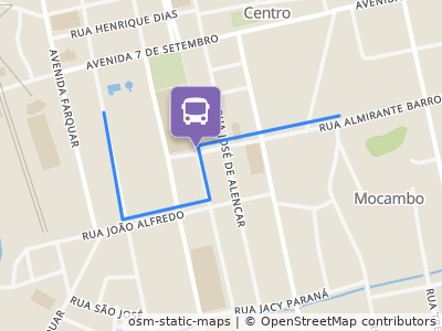 Mapa da parada