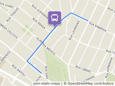 Mapa da parada