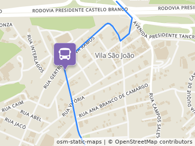 Mapa da parada