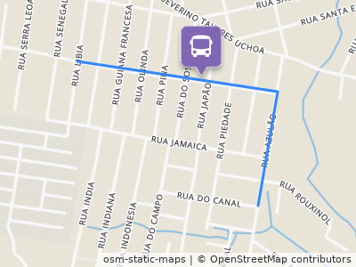 Mapa da parada