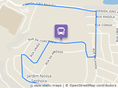 Mapa da parada
