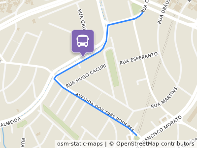 Mapa da parada