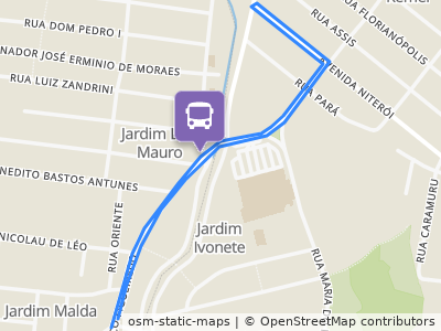 Mapa da parada