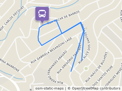 Mapa da parada