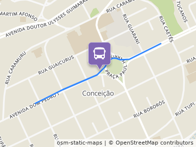 Mapa da parada