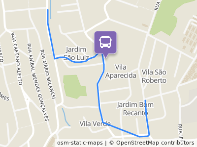 Mapa da parada