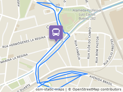 Mapa da parada