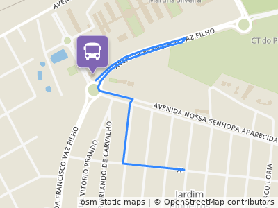 Mapa da parada