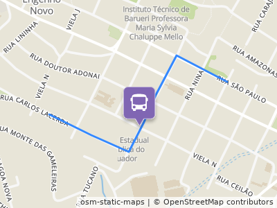Mapa da parada
