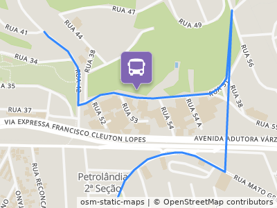 Mapa da parada