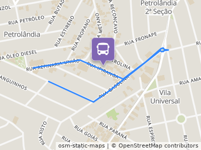 Mapa da parada