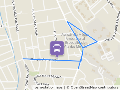Mapa da parada