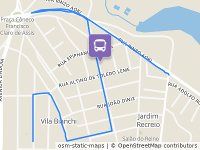 Mapa da parada