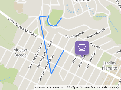 Mapa da parada