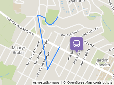 Mapa da parada