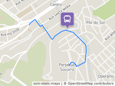 Mapa da parada