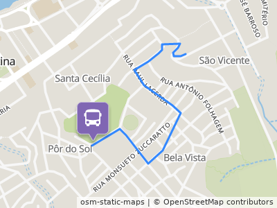 Mapa da parada