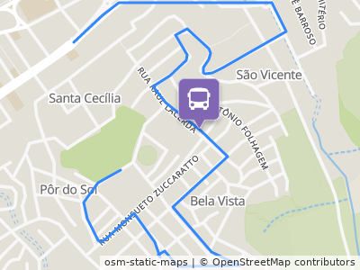 Mapa da parada