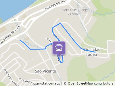 Mapa da parada