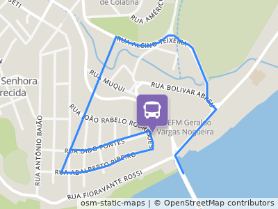 Mapa da parada