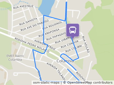 Mapa da parada
