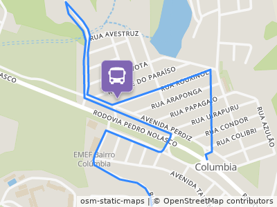 Mapa da parada