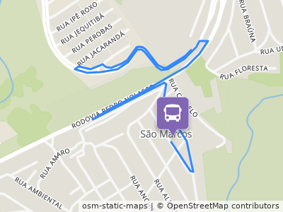 Mapa da parada