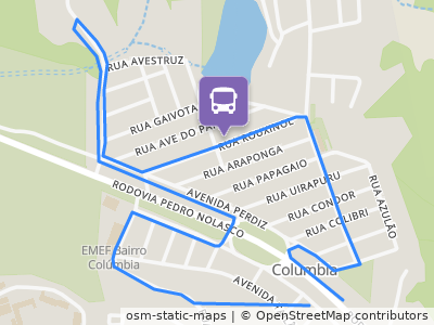 Mapa da parada