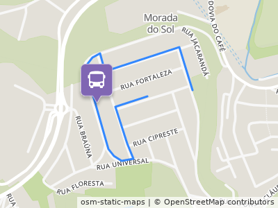 Mapa da parada