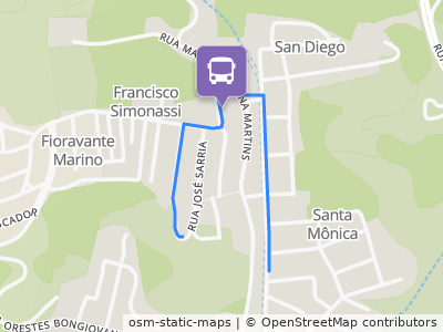 Mapa da parada