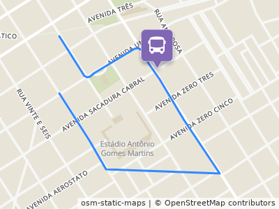 Mapa da parada