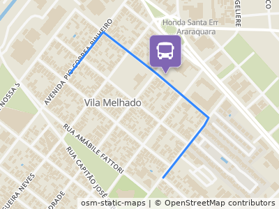 Mapa da parada