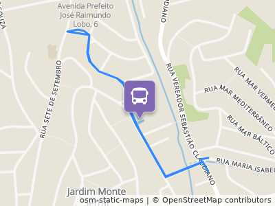 Mapa da parada