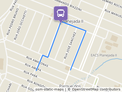 Mapa da parada